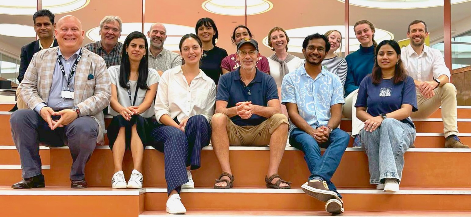 UC Davis exchange cohort of summer 2024, while visiting Southern Denmark University (SDU) to attend a summer school on 'Cities and Climate Change'.