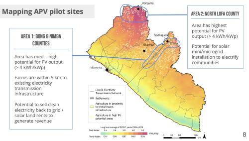 Topological Map of Liberia